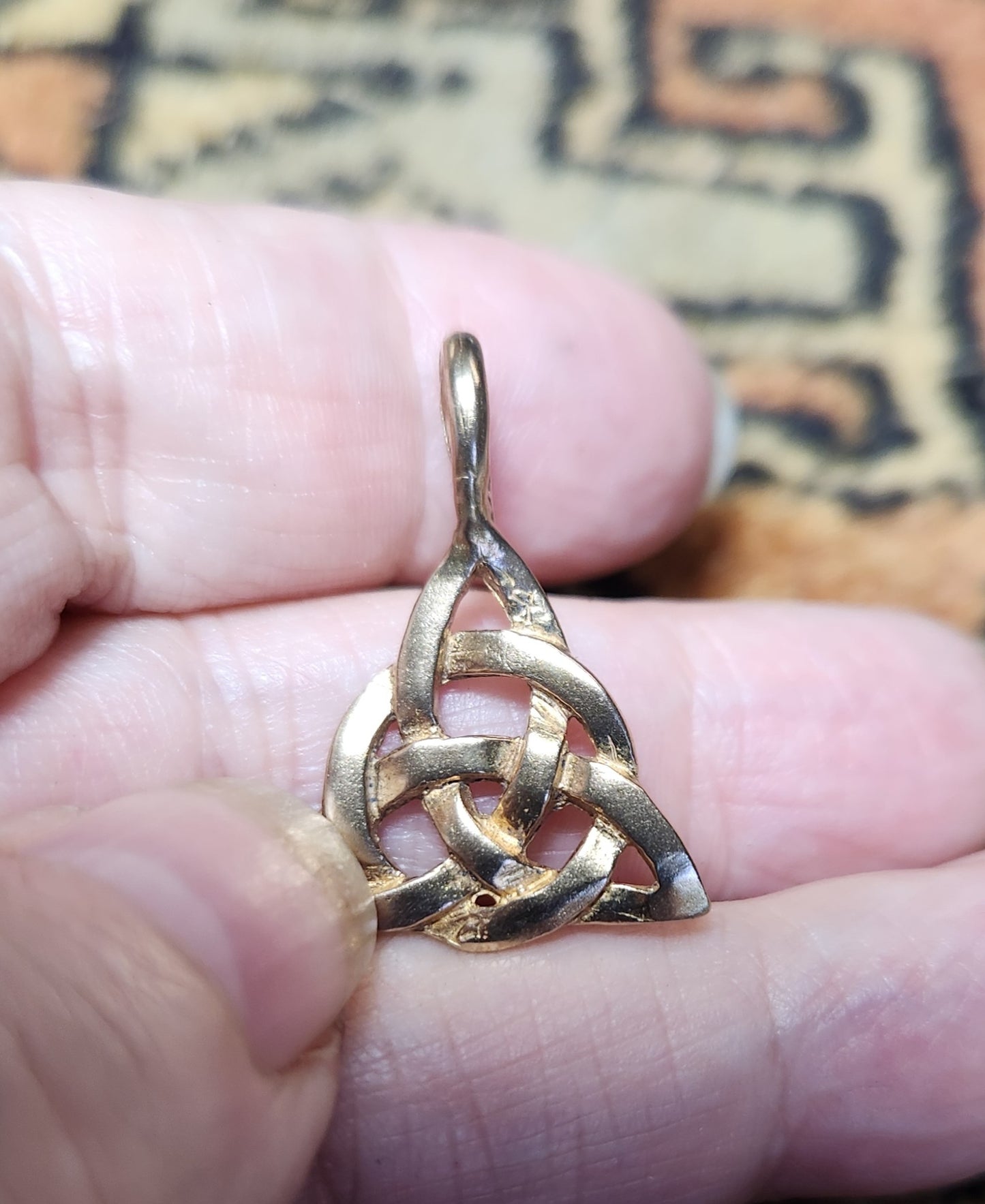 Triquetra with Circle - Trinity Knot- Charmed Knot - BR