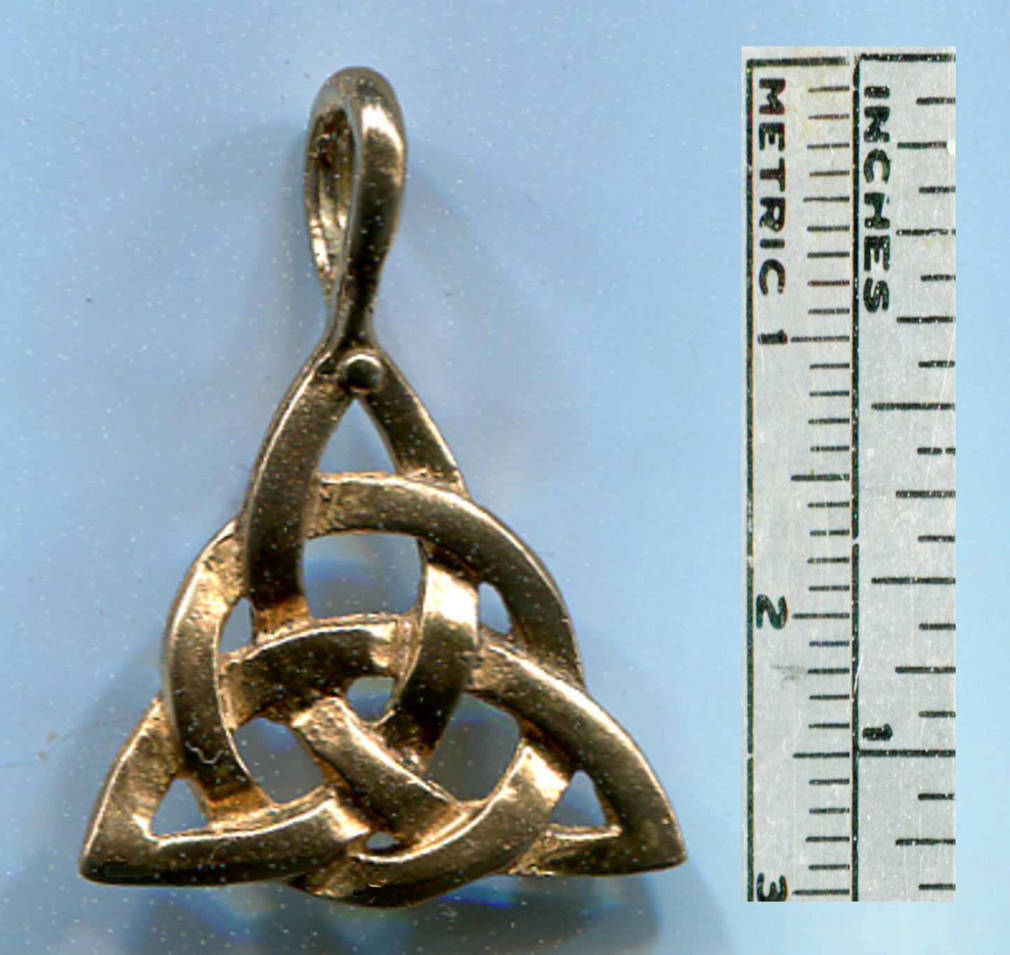 Triquetra with Circle - Trinity Knot- Charmed Knot - BR
