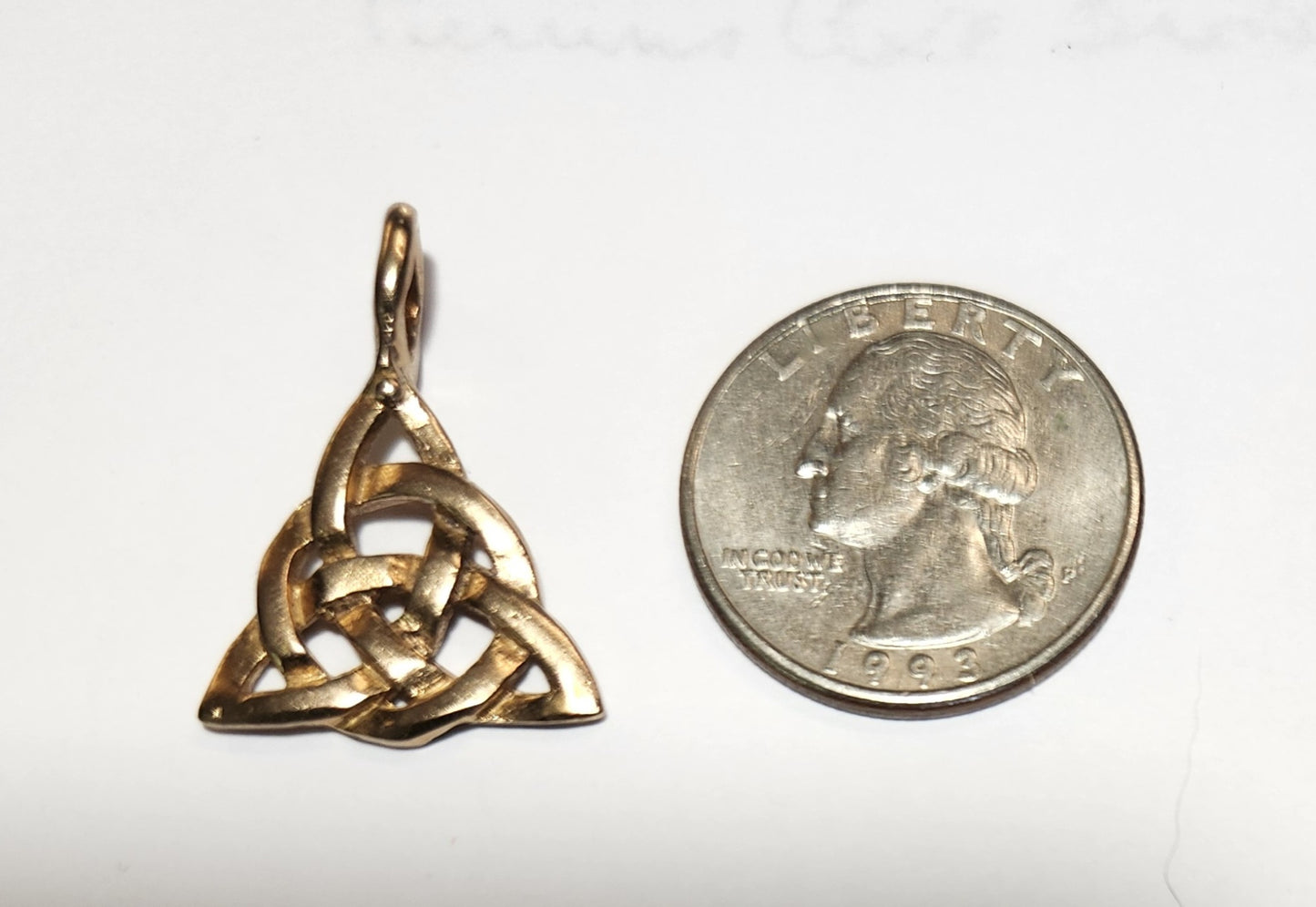 Triquetra with Circle - Trinity Knot- Charmed Knot - BR