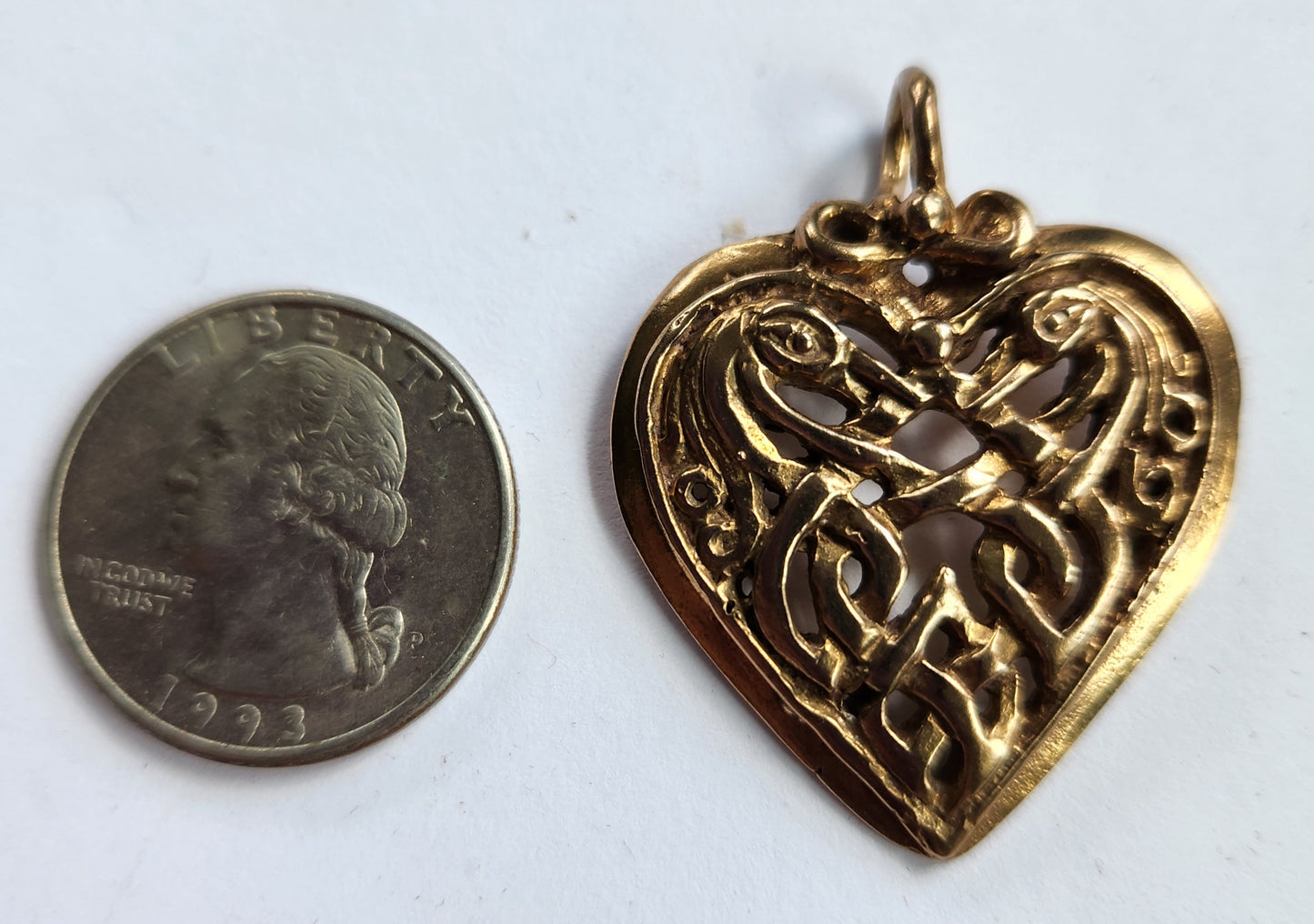 Celtic Bird Heart - 1222B