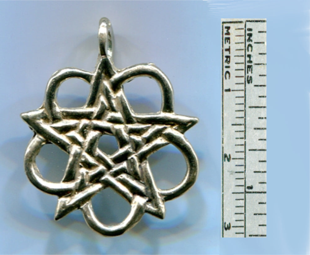 Celtic Knotwork Pentagram - 5512S