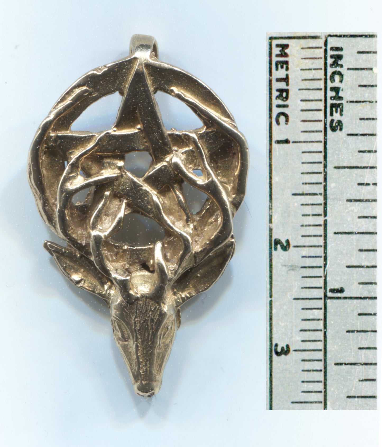 Stag Head with Pentagram - 5535B