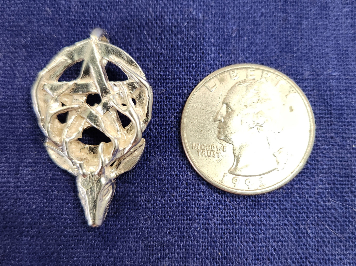 Stag Head with Pentagram - 5535S