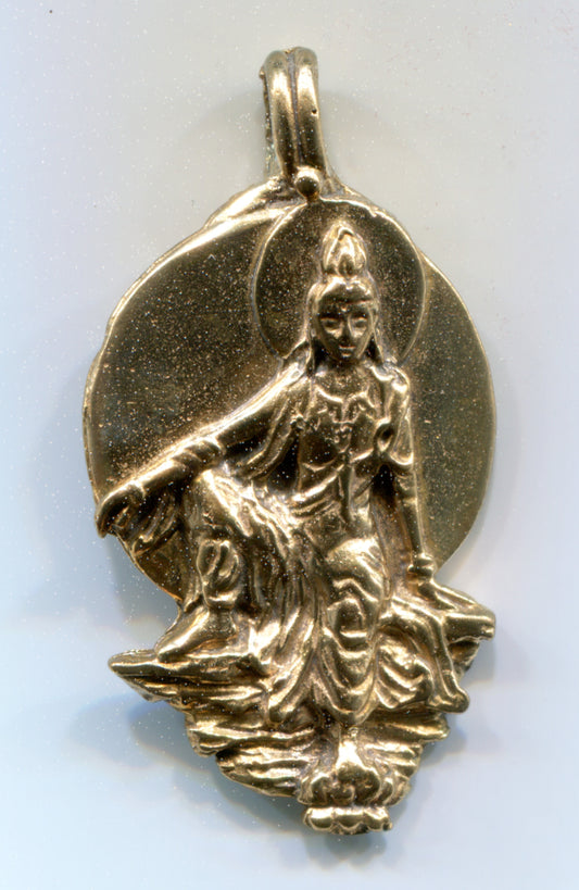 Kwan Yin - Water & Moon Boddhisatva - Avalokiteshvara - 4015B