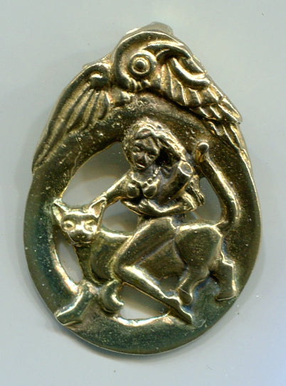 Freya Riding Her Cat - 5119B