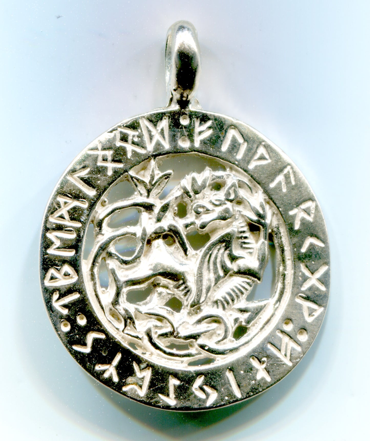 Dragon with Futhark Rune Ring - 5126S