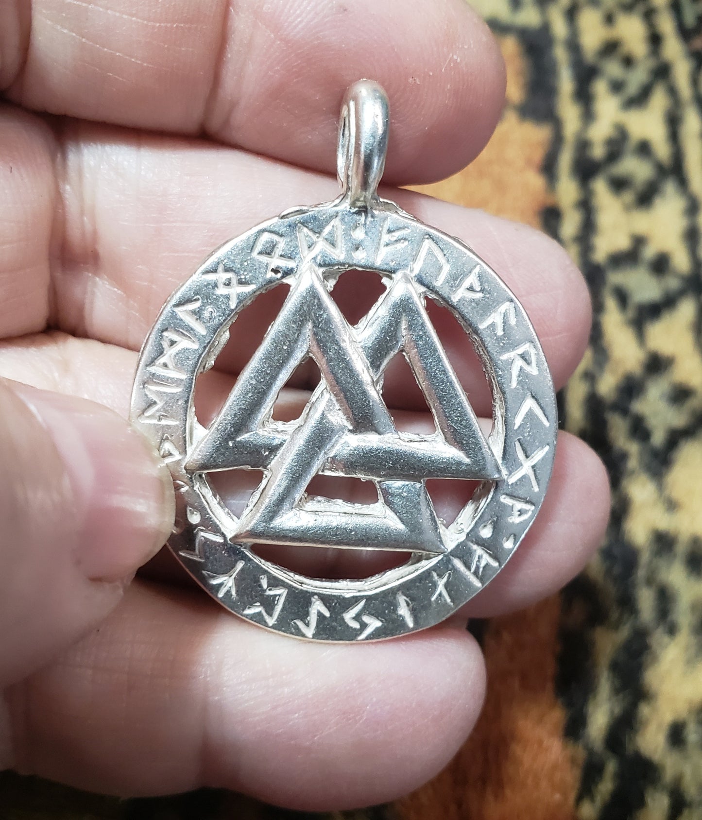 Valknut with Rune Ring - 5141S