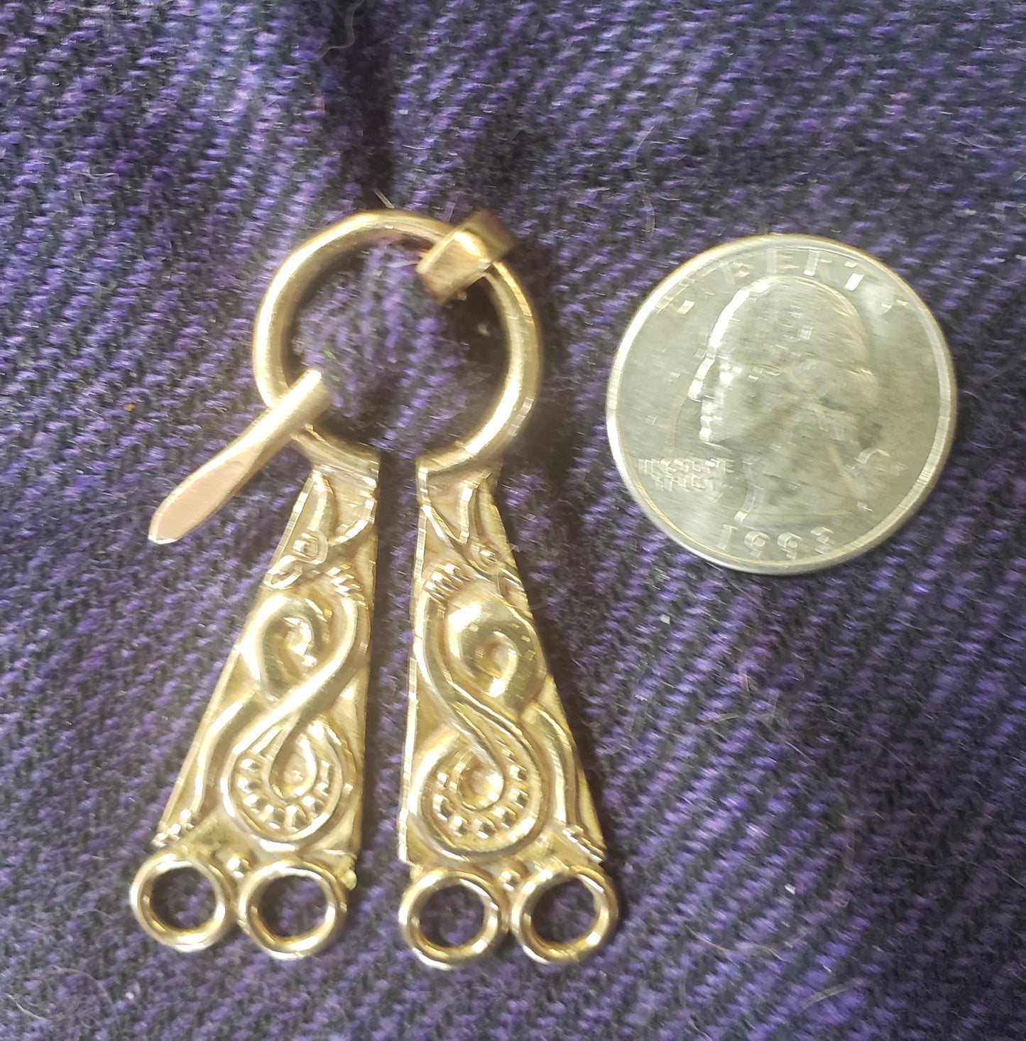 Norse Chatelaine Omega Brooch - 5157B
