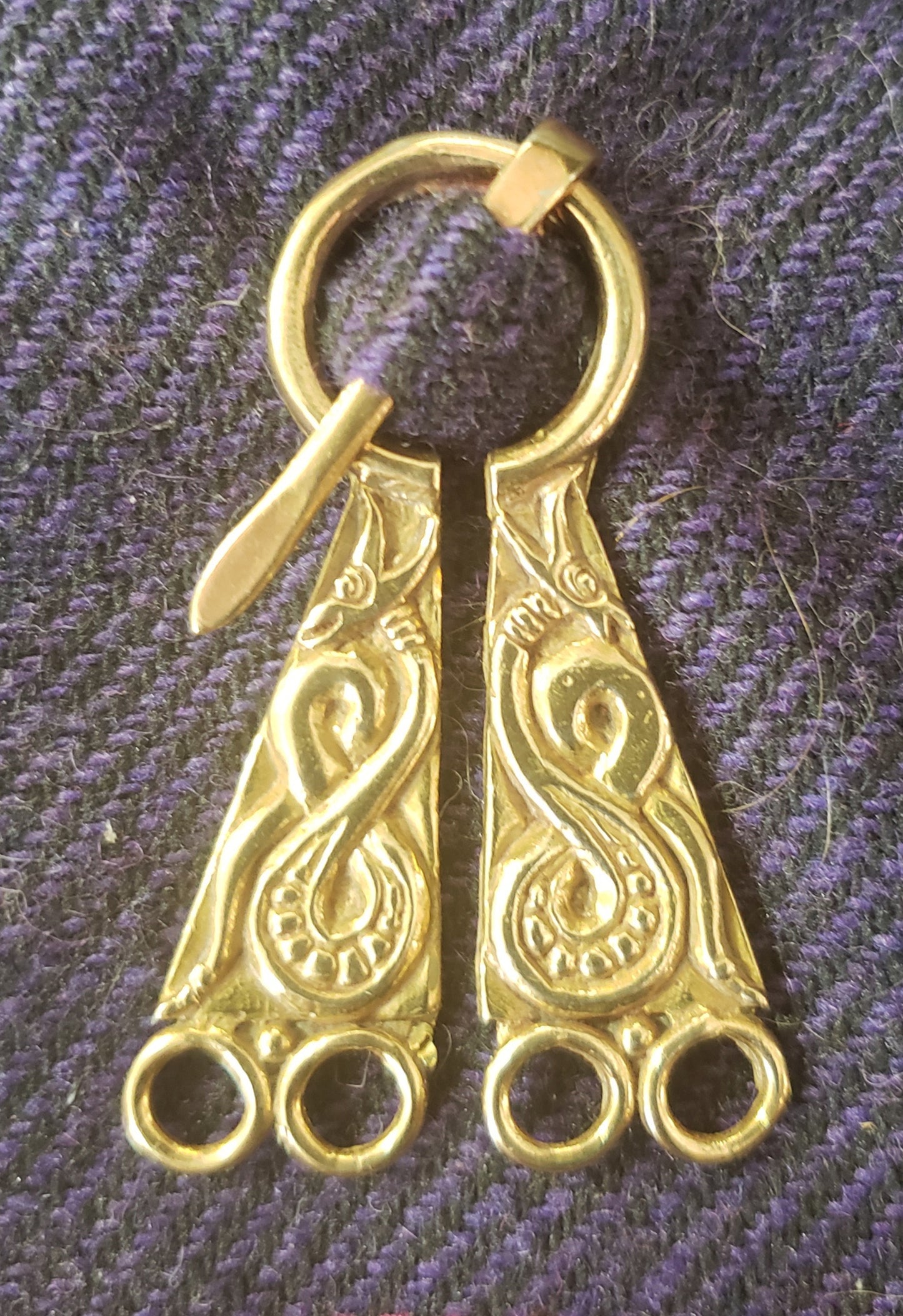 Norse Chatelaine Omega Brooch - 5157B
