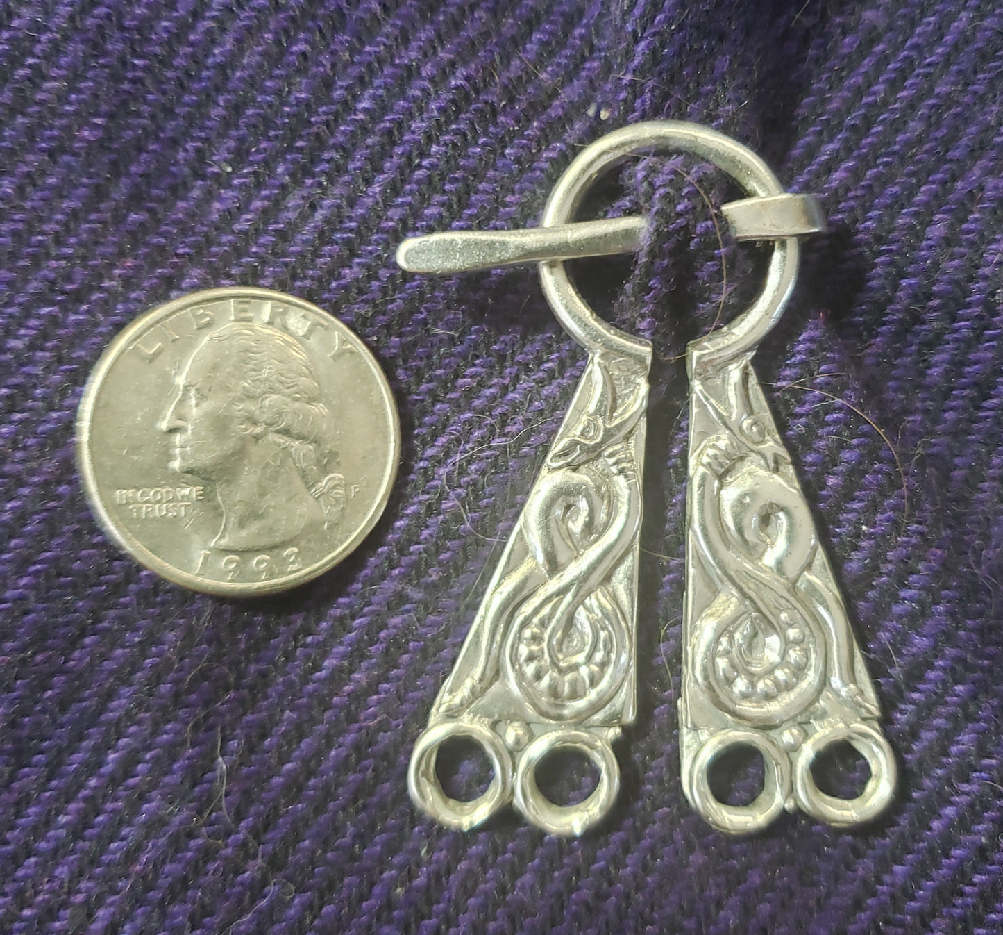 Norse Chatelaine Omega Brooch - 5157