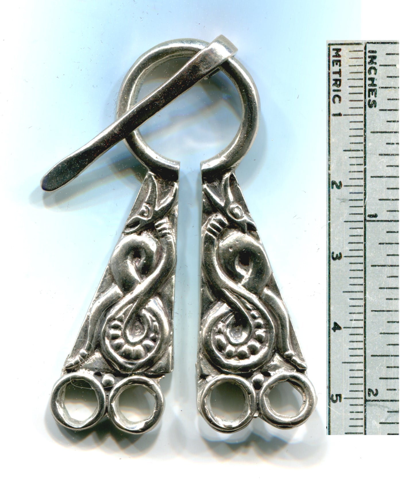 Norse Chatelaine Omega Brooch - 5157