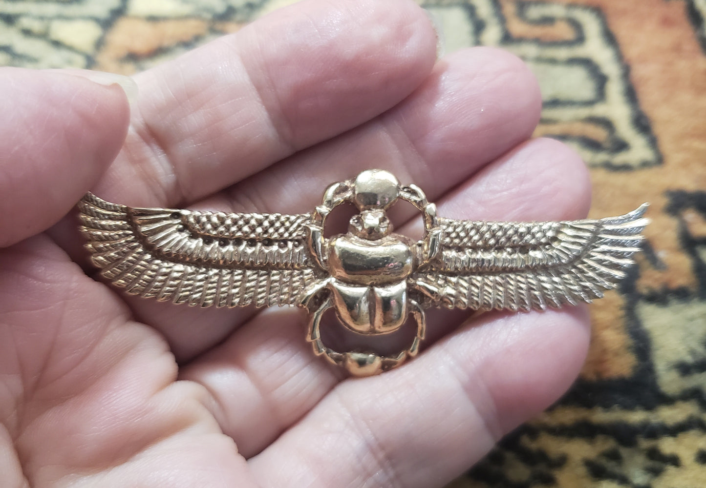 Winged Scarab Choker - 5338S