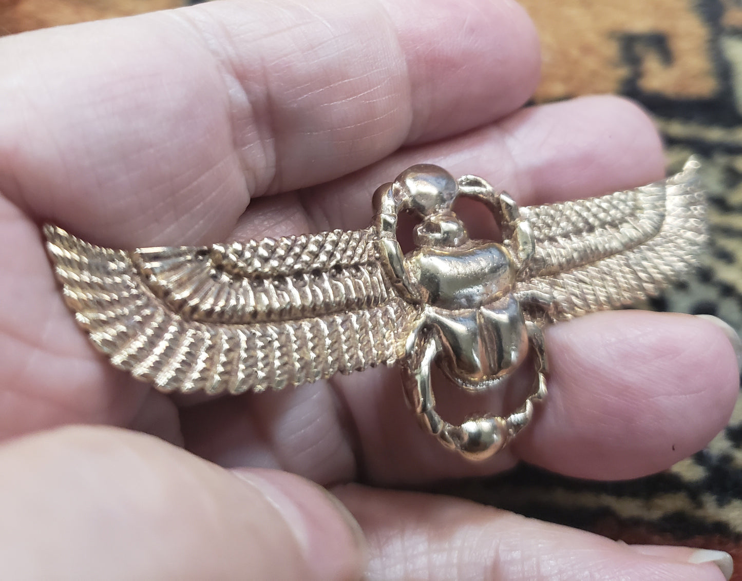 Winged Scarab Choker - 5338S