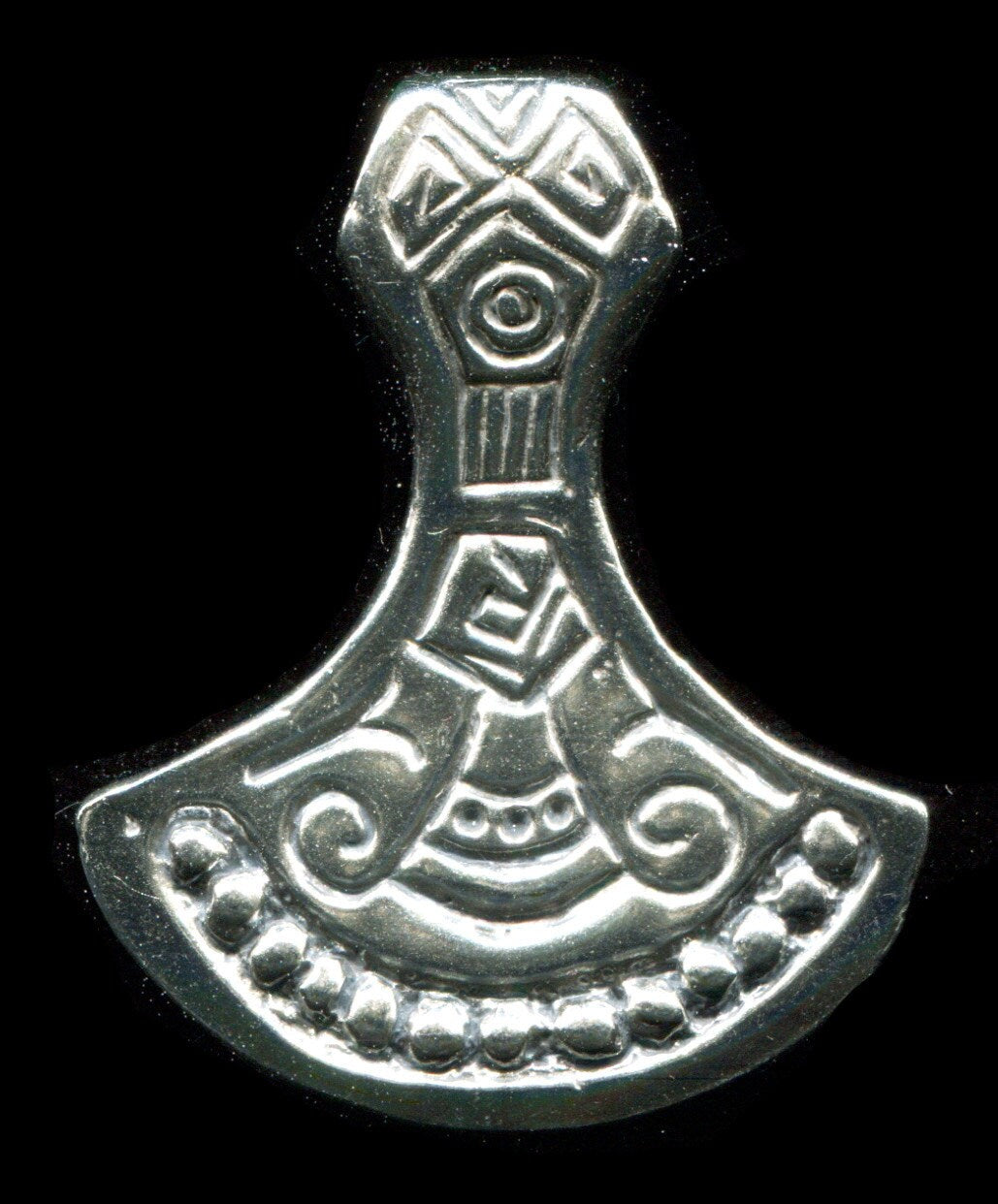 Norse / Slavic - Perun's Axe - Thor's Hammer - Borre Style - 5120S