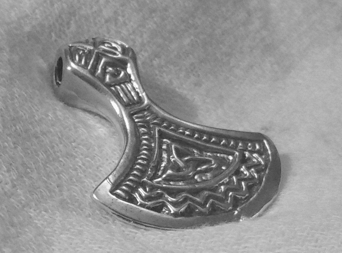 Norse / Slavic - Perun's Axe - Thor's Hammer - Borre Style - 5120S