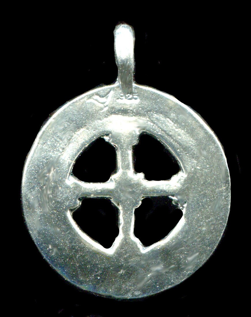 Solar Cross with Futhark Ring - 5160S