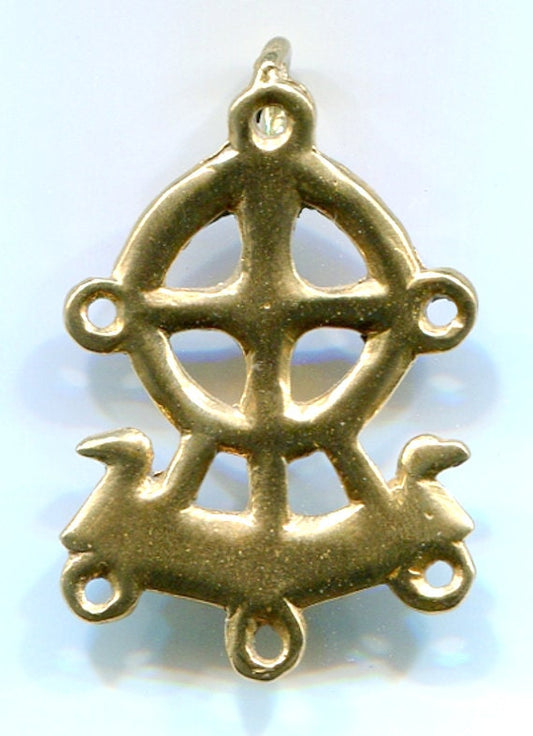 Norse / Viking Chatelaine / Bead Hanger - Solar Cross - Sunboat - 5129B