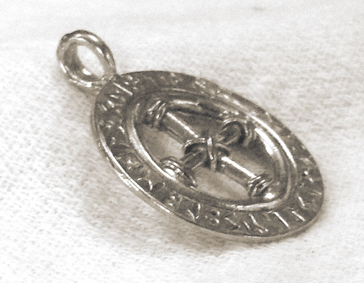 Solar Cross with Futhark Ring - 5160S