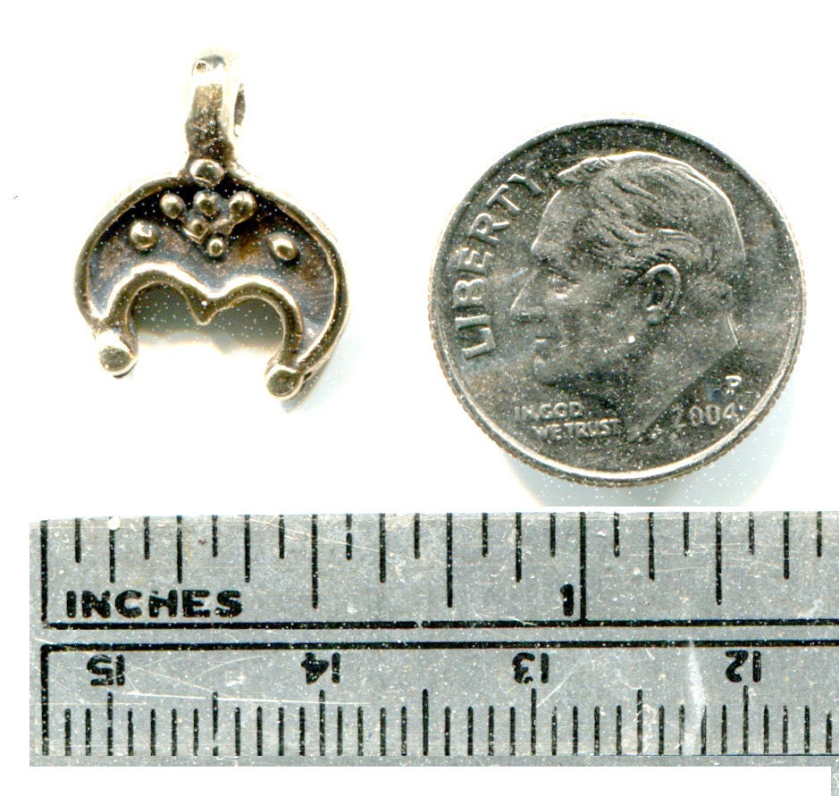 Slavic Norse Pagan Lunitsa / Lunula - Tiny - 5011B