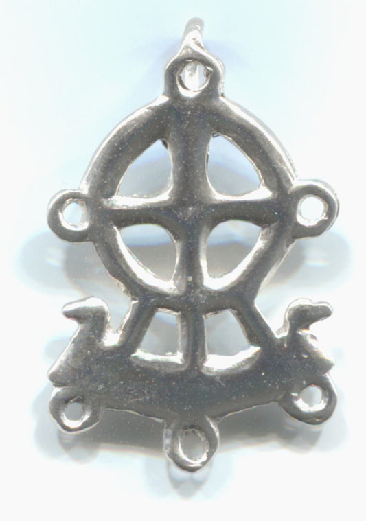 Norse / Viking Chatelaine / Bead Hanger - Solar Cross - Sunboat - 5129S