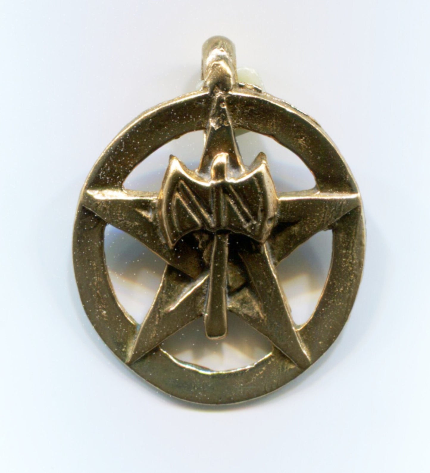 Pentagram with Labrys - 5524B