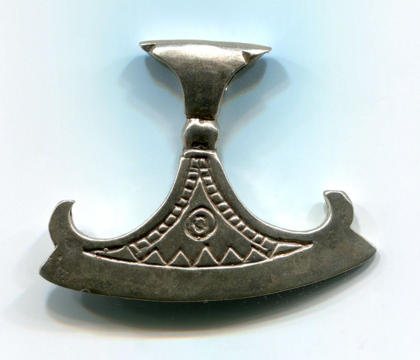 Perun's Axe - Wide - Lg - Silver - 5004S