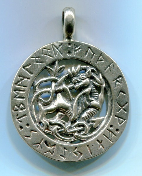 Dragon with Futhark Rune Ring - 5126S