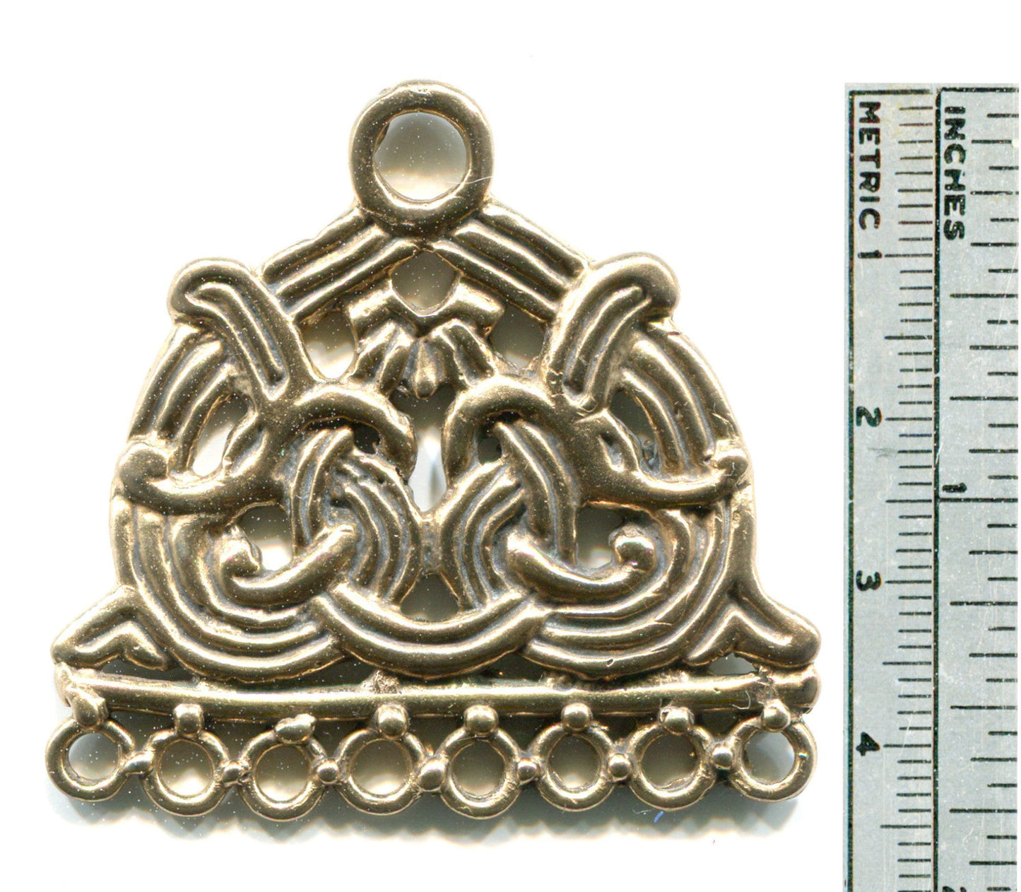 Borre Style Chain Spreader, Bead Hanger, Chatelaine - 5305B