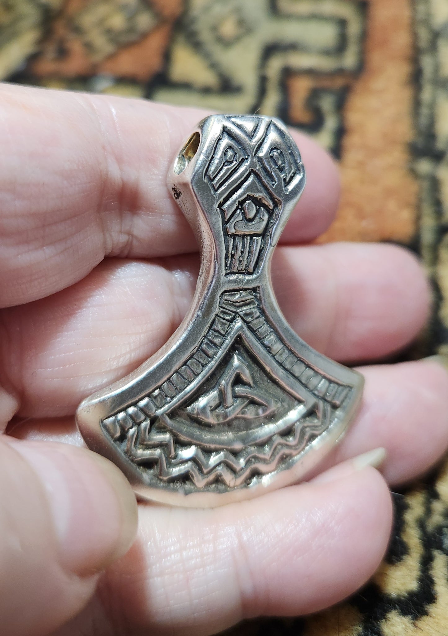 Norse / Slavic - Perun's Axe - Thor's Hammer - Borre Style - 5120S