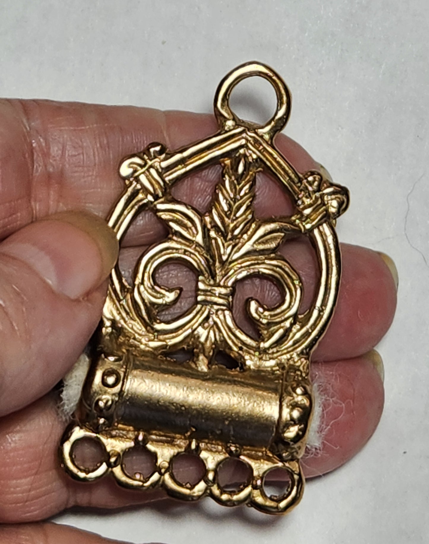 Mokosh Palmette Needle Case Chatelaine - 5315B