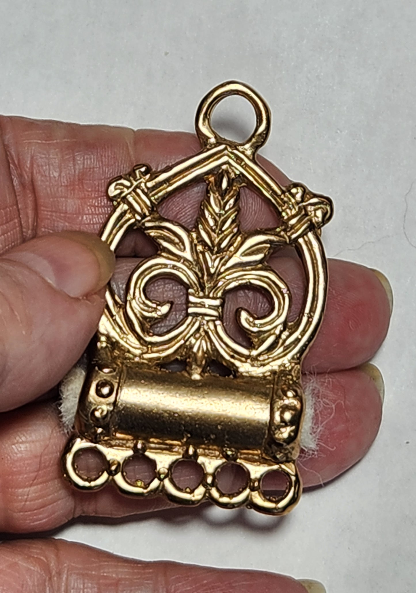 Mokosh Palmette Needle Case Chatelaine - 5315B