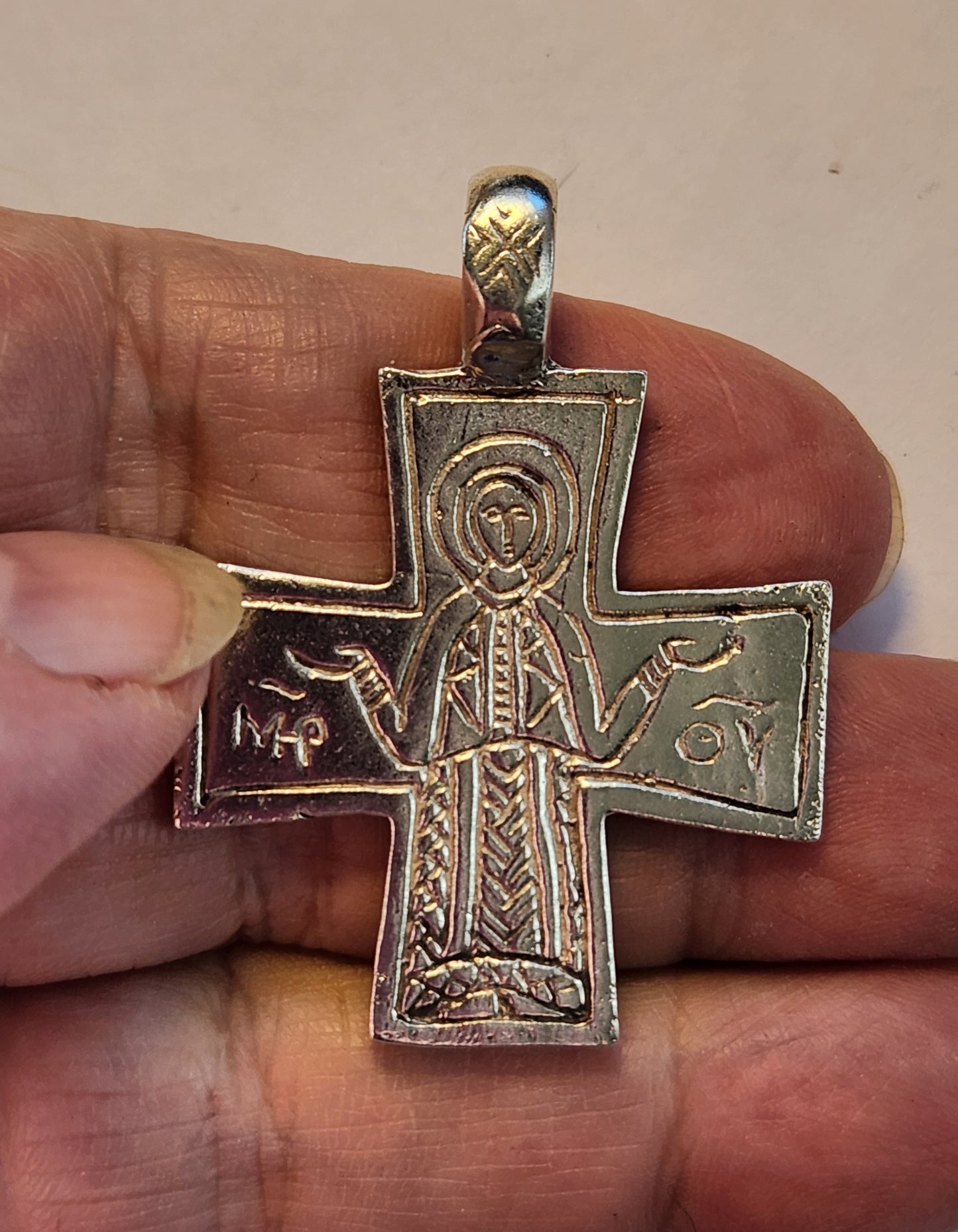 Marian Pilgrim’s Cross Pendant - 6026-S