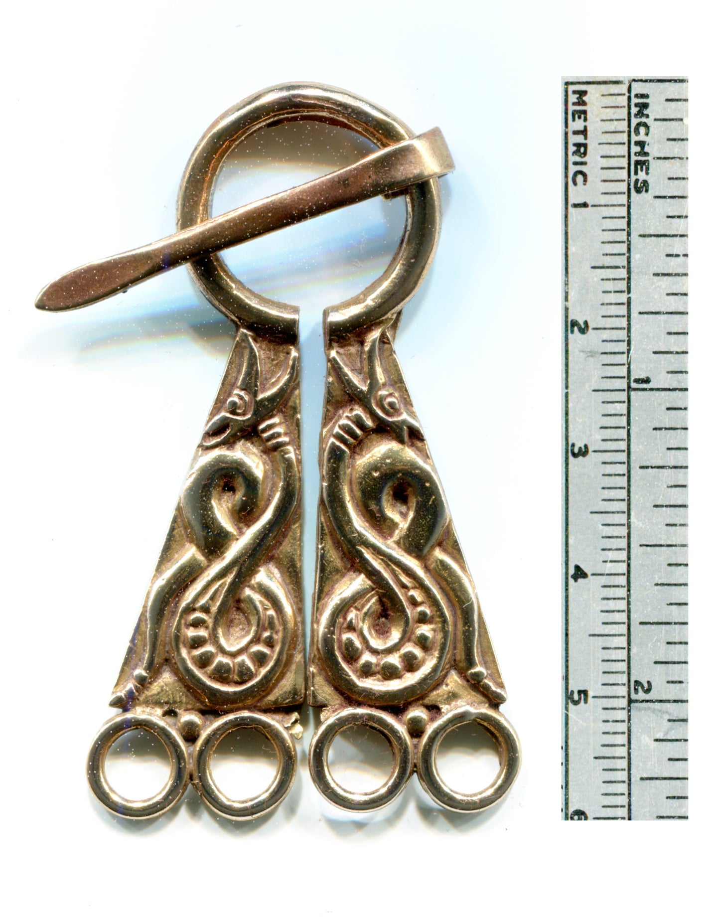 Norse Chatelaine Omega Brooch - 5157B