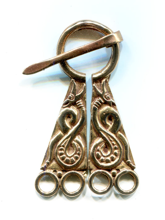 Norse Chatelaine Omega Brooch - 5157B