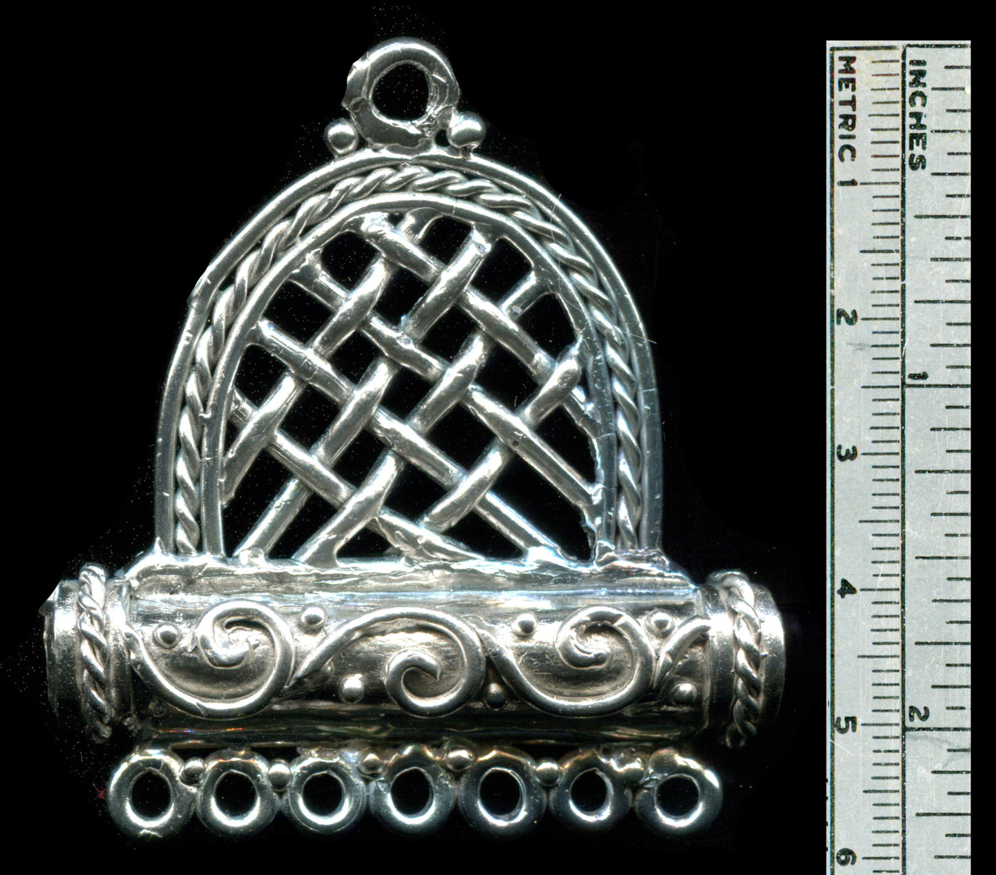 Norse / Viking / Slavic Needle Case - Plowed Field Design - 5304S
