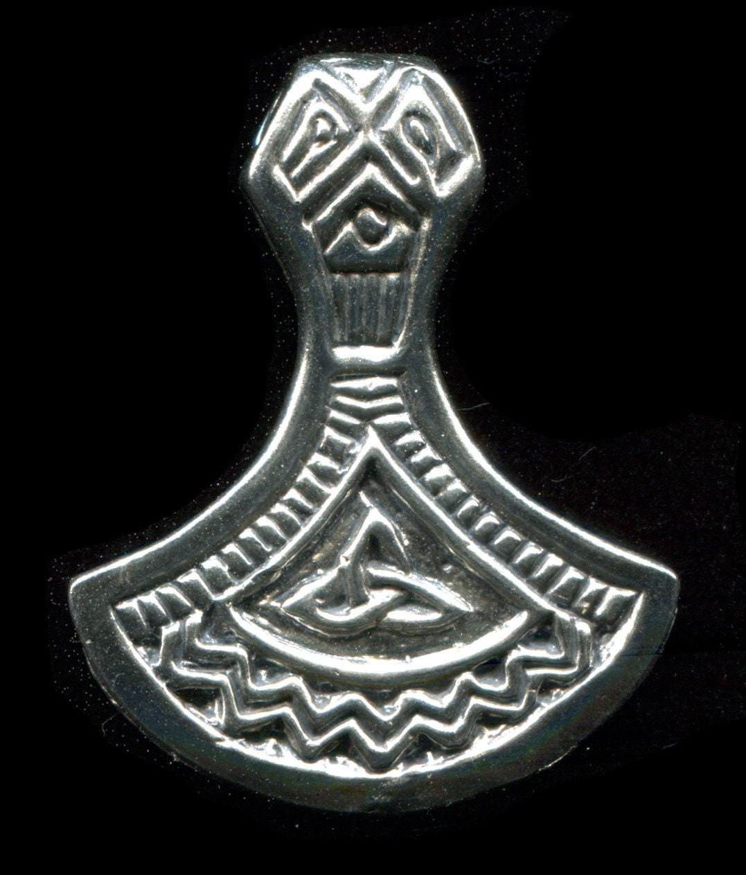 Norse / Slavic - Perun's Axe - Thor's Hammer - Borre Style - 5120S