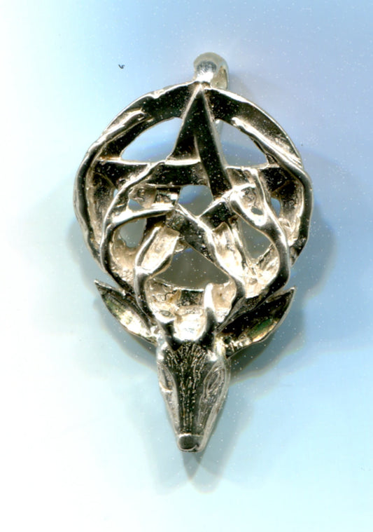 Stag Head with Pentagram - 5535S