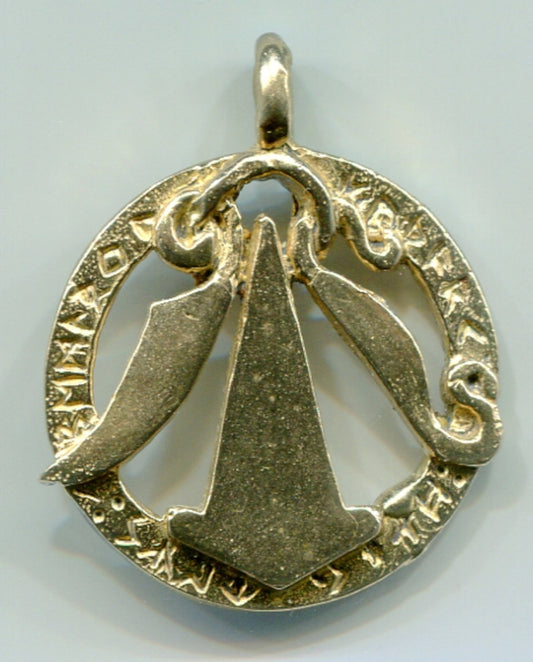Hesselberg Amulet with Futhark Ring - 5156B